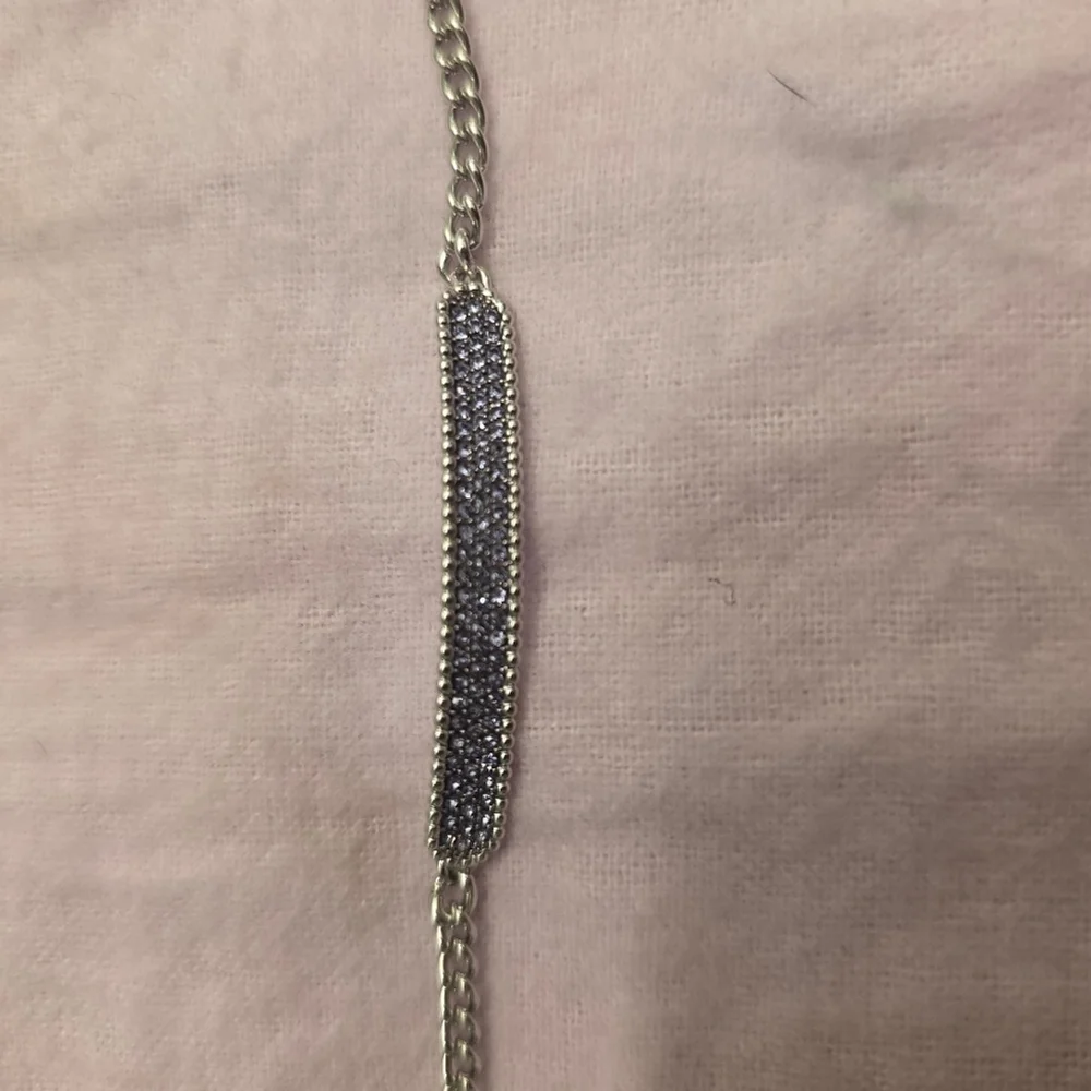 New Swarovski Purple and Silver Bracelet - Picture 5 of 5